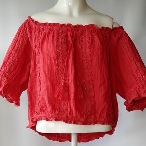 AEO Cute Boho Style Top Size Large